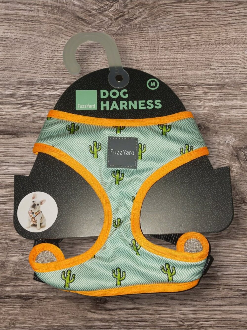 Fuzzyard Dog Harness Medium Cactus Print Adjustable Pet Harness NWT